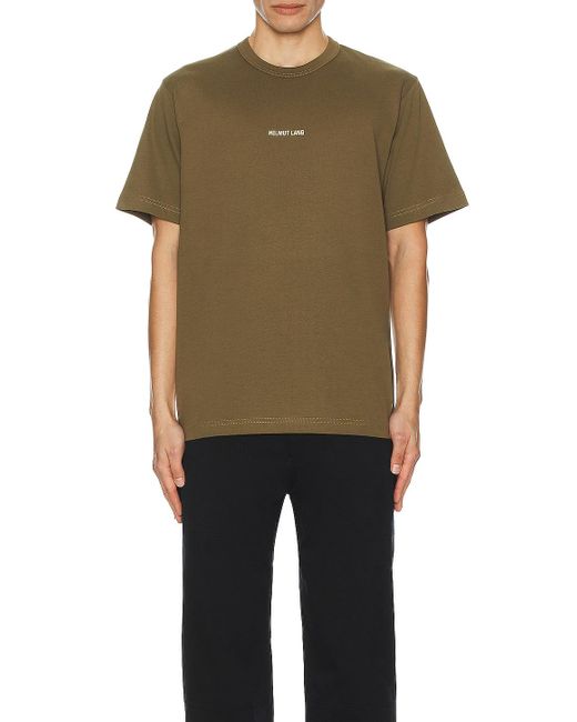 Helmut Lang Green Outer Space 9 Tee for men
