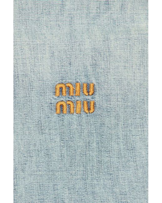 Miu Miu Blue Chambray Jacket
