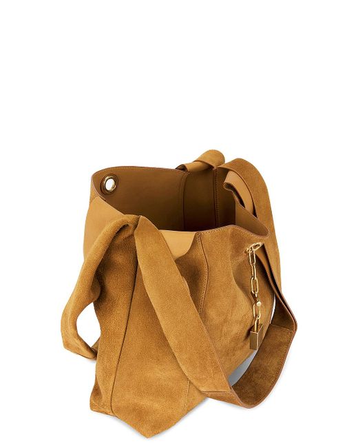 Saint Laurent Brown Hobo Shoulder Bag