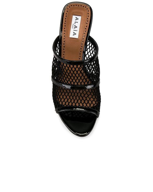 Alaïa Black Net Heels