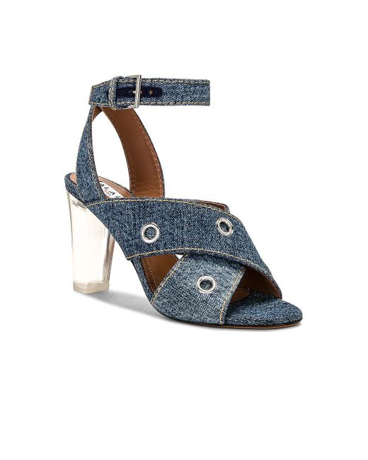 Alaïa Blue Alaïa Ankle Strap Sandal