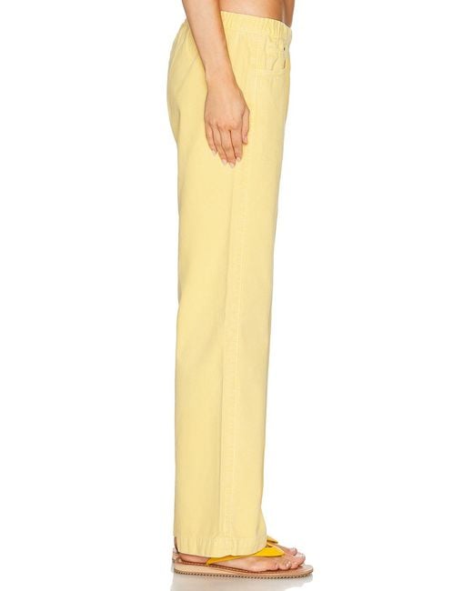Staud Yellow Stroll Straight Leg