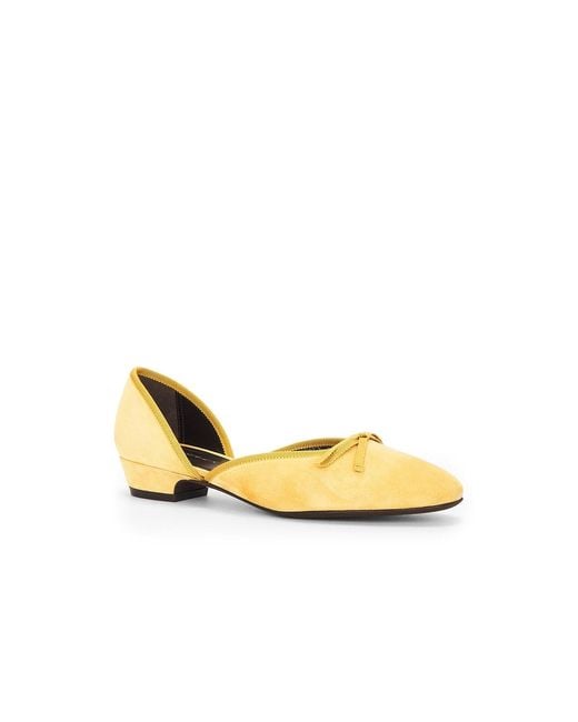 Herbert Levine Metallic 24/7 Suede Flat