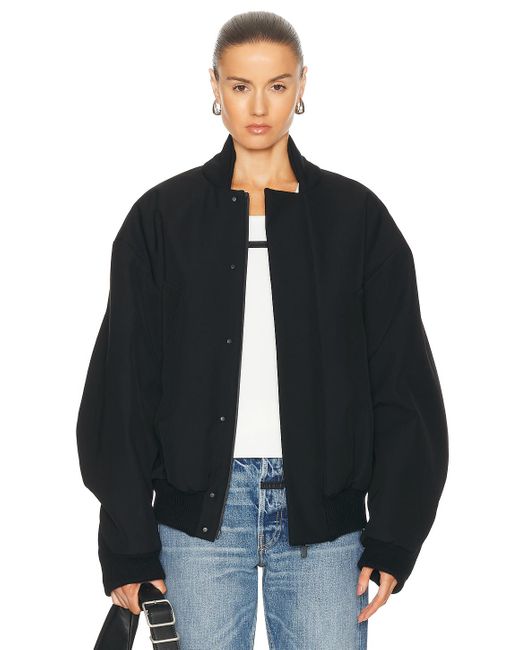 Fear Of God Black Wool Cotton Bomber