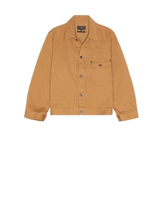 Beams Plus Brown Digger Jacket Oc Pique for men