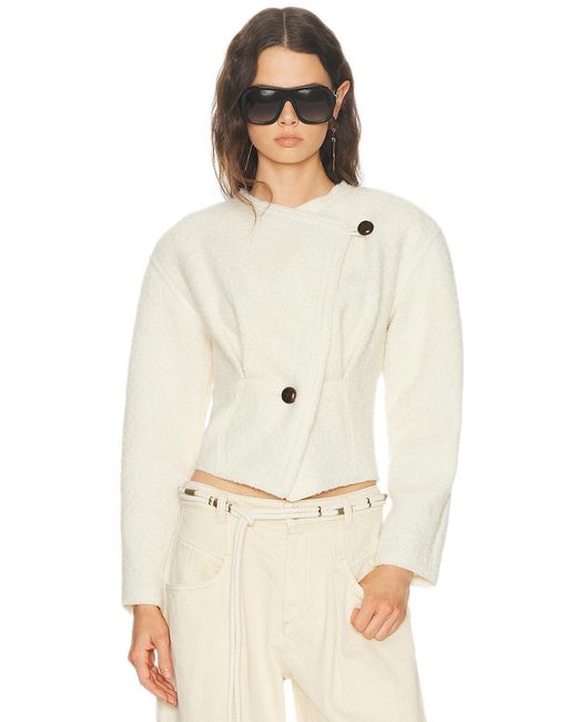 Isabel Marant White Suna Jacket