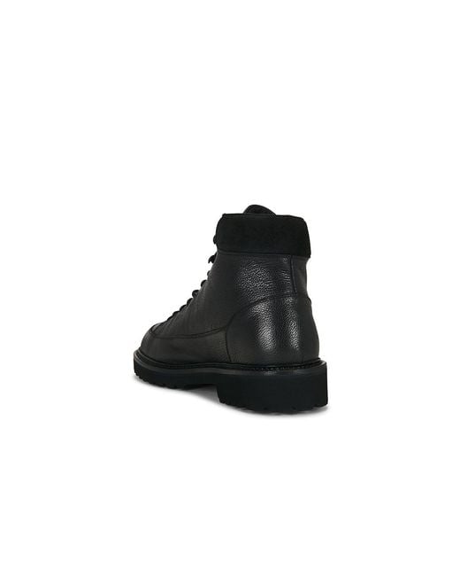 Common Projects Black Leather Hiker Boot Piuma for men