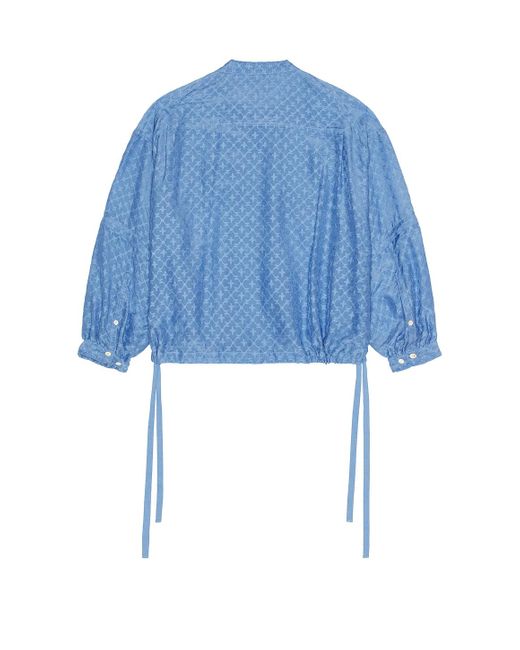 Undercover Blue Long Sleeve Button Down Shirt for men