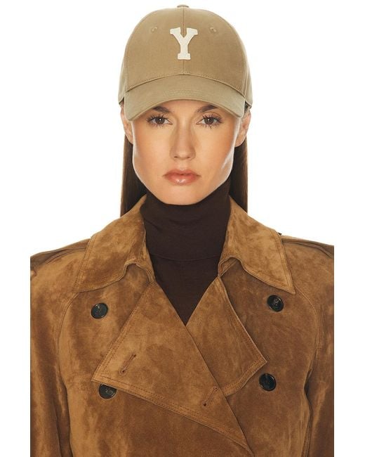 Saint Laurent Natural Baseball Hat