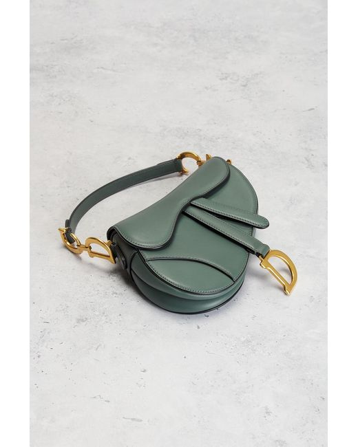 Dior Green Saddle Bag