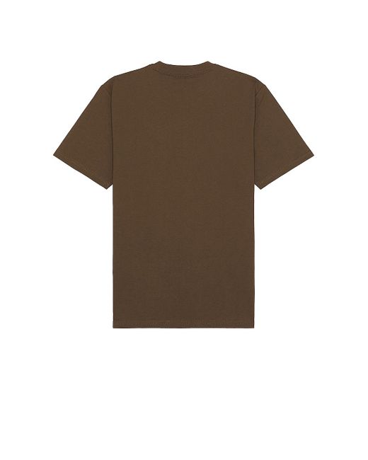 Carhartt Brown Short Sleeve University T-shirt for men