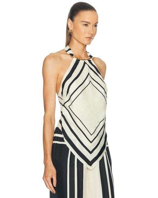 Nicholas White Skye Halter Top