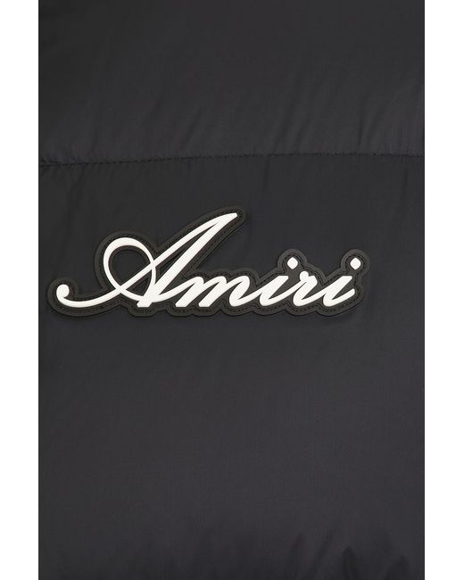 Amiri Black Bones Down Jacket for men