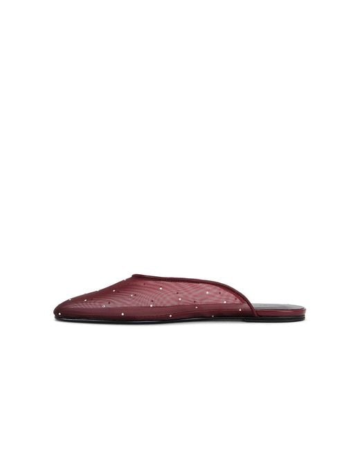 Magda Butrym Purple Flat Mule