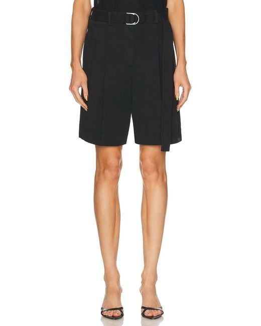 Helmut Lang Black Bermuda Short