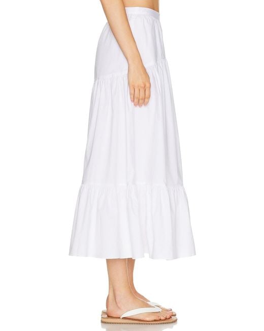 Solid & Striped White The Indra Skirt
