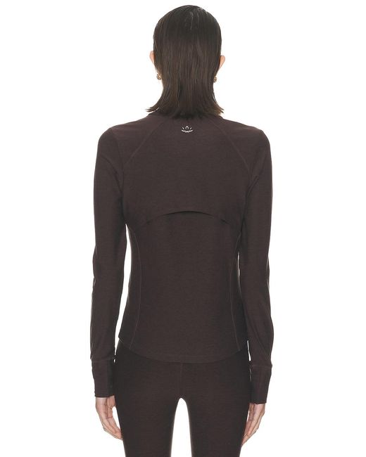 Beyond Yoga Black Spacedye Trails Active Jacket