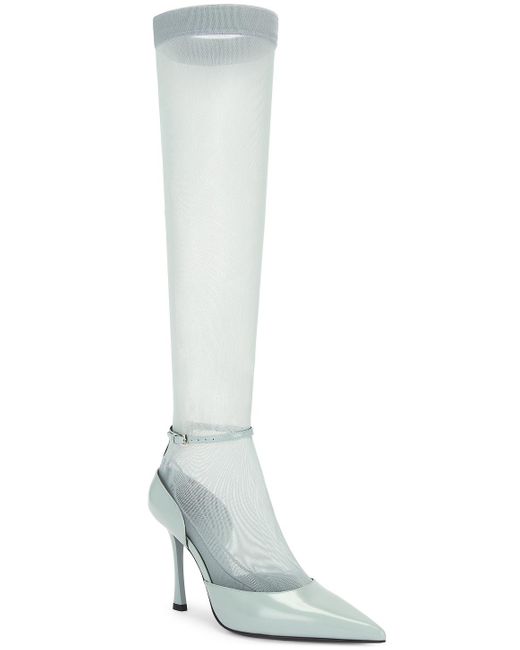 Givenchy White Show Stocking Pump