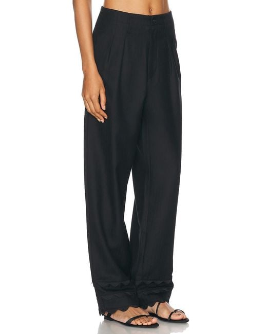 Bode Black Ripple Trouser