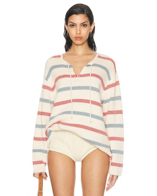 Bode Multicolor Bay Stripe Sweater