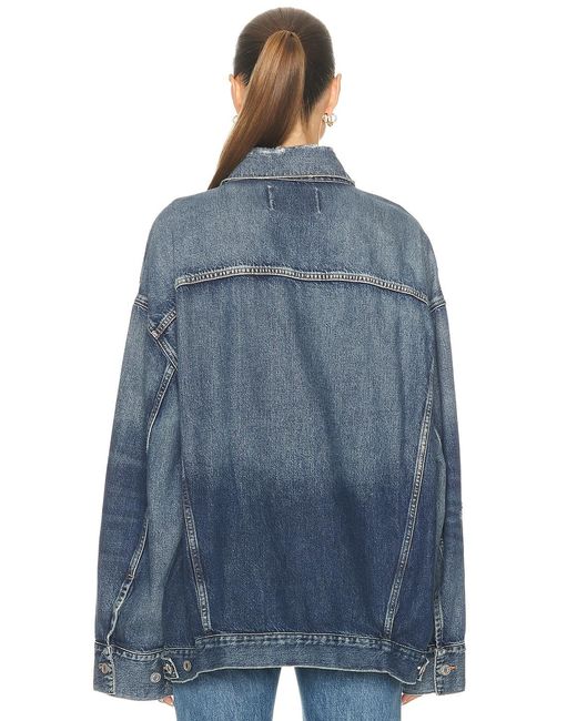 Agolde Reworked Wayne Jacket in Blue | Lyst