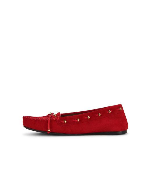Khaite Red Milly Flat