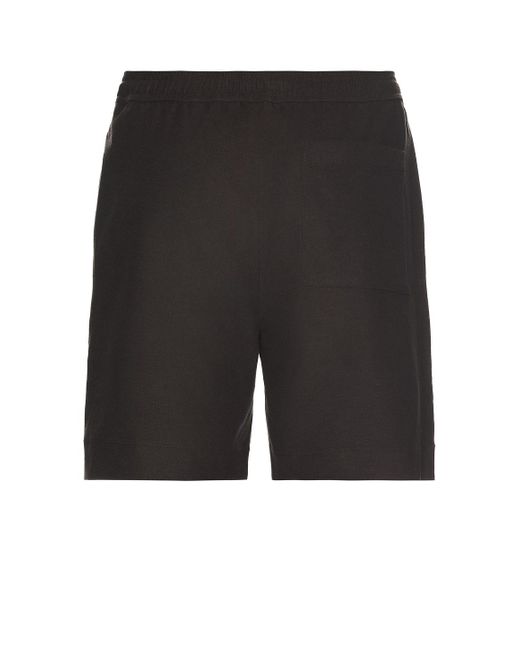 Theory Black Soft Terry Sweatshorts for men