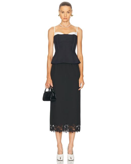 Jonathan Simkhai Black Charlee Bustier Top