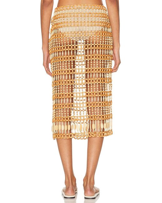 Staud Natural Abaco Skirt