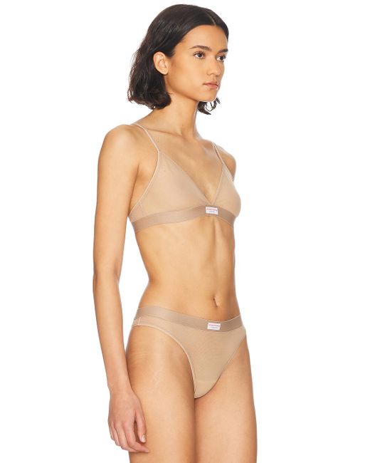 Alexander Wang Natural Triangle Bra