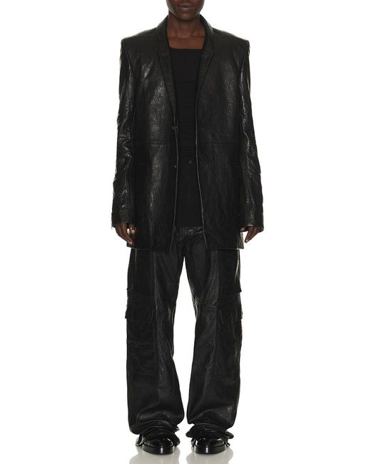 Rick Owens Black Geth Cargo for men