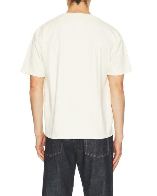 Rhude White Pit Stop Tee for men
