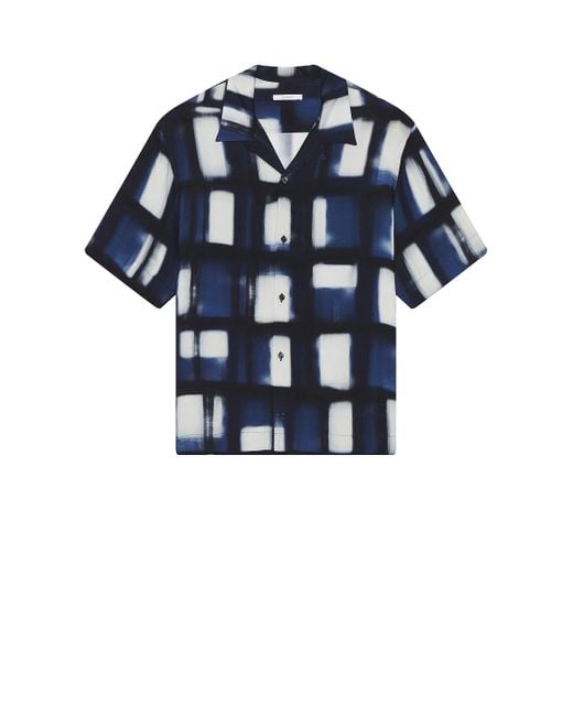 Givenchy Blue Bowling Shirt for men