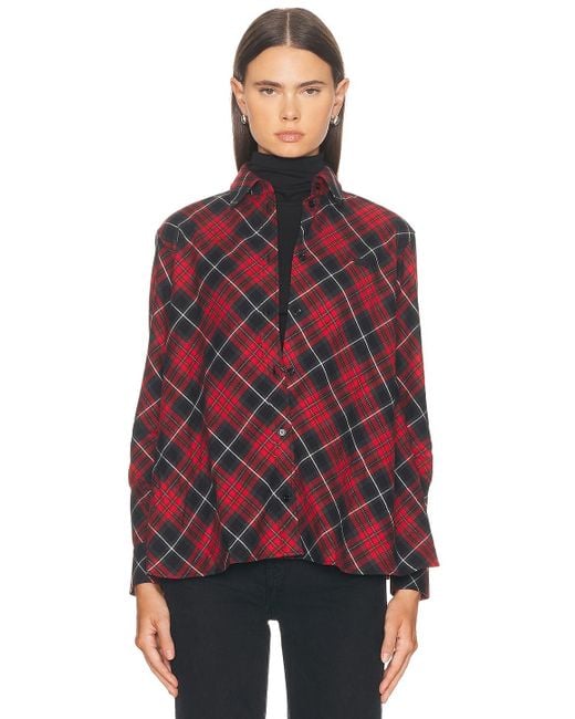 Burberry Red Heidi Top