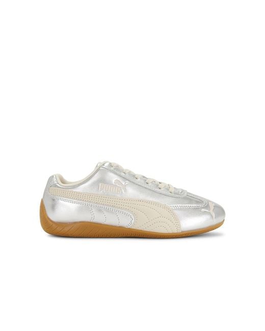 PUMA White Speedcat Sneaker