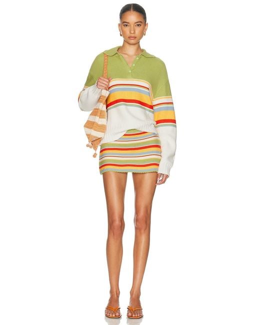 Solid & Striped Yellow The Cleo Pullover Sweater