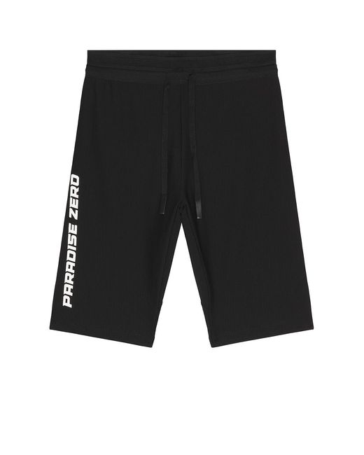 Paradise Zero Black Ribbed Half Tight for men