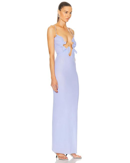 Christopher Esber Blue Molded Venus Dress