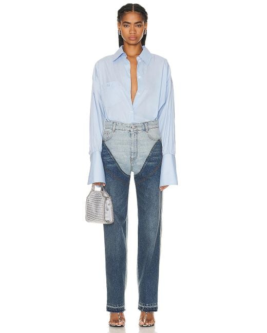 Stella McCartney Vintage Chap Pant in Blue Lyst
