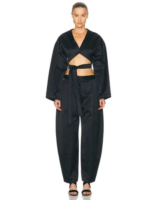 Alaïa Black Wrap Jacket