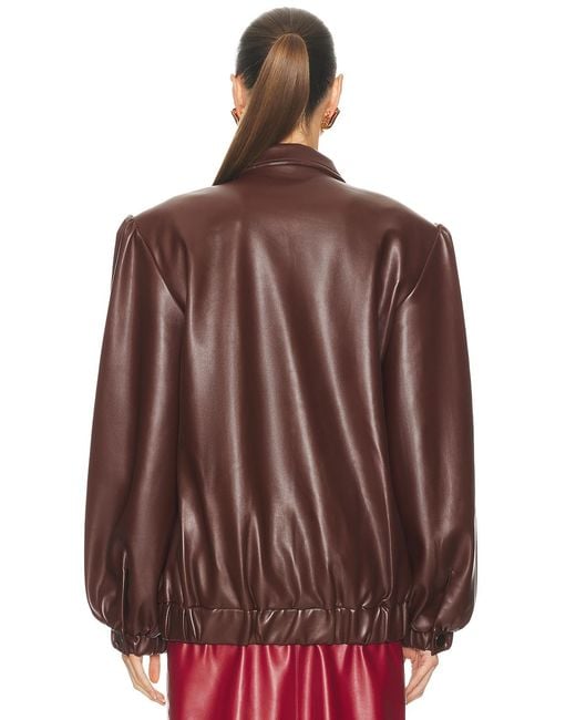 ROWEN ROSE Red Bomber Jacket