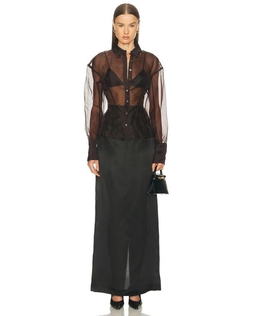 Staud Black Aida Top