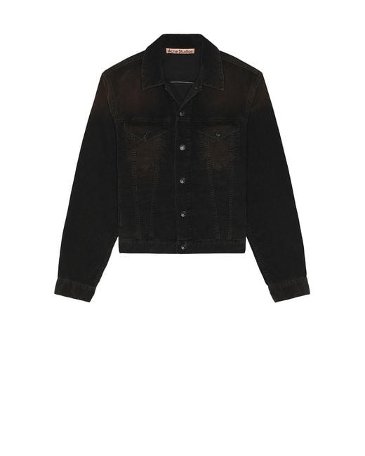 Acne Black Rye Cord Jacket for men