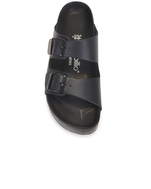 Birkenstock Black Arizona Exquisite Platform Sandal