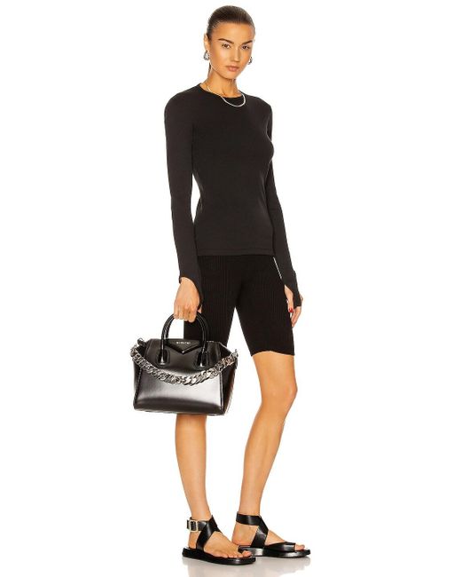 black mini antigona bag