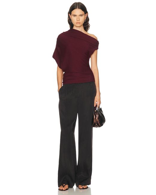 Staud Purple Mabel Sweater