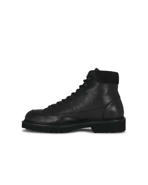 Common Projects Black Leather Hiker Boot Piuma for men