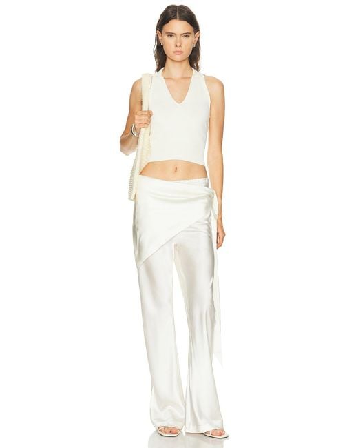 Solid & Striped White The Shelby Top