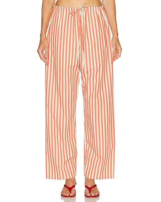 Bode Pink Rancho Pajama Pants