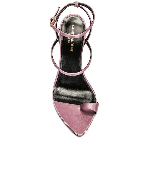 Saint Laurent White Dive Sandal
